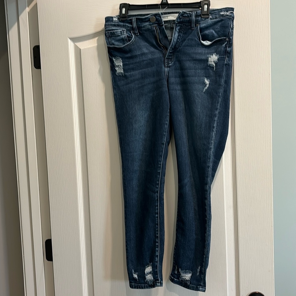 BKE Stella high rise slim ankle skinny.